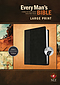 NLT Every Man's Bible, Black, Imitation Leather, Large Print, Study Notes, Articles, Book Introductions, Biblical People Profiles, Advice from Christian Leaders