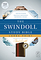 The NLT Swindoll Study Bible, Large Print, Brown, Indexed