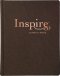 NLT Inspire Catholic Bible, Brown, Imitation Leather, Colouring, Journaling, Scripture Art, Wide Margins, Gift, Ribbon Marker