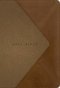 NLT Large Print Thinline Reference Zipper Bible, Filament Enabled (LeatherLike, Messenger Stone & Camel , Red Letter)