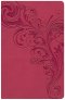 KJV Large Print Personal Size Reference Bible, Pink Leathertouch Indexed