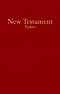 KJV Economy New Testament with Psalms, Burgundy Trade Paper