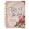 Journal Spiral Cream/Burgundy Trust in the Lord Floral Prov. 3:5