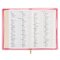 KJV Holy Bible, Standard Size Faux Leather Red Letter Edition - Thumb Index & Ribbon Marker, King James Version, Pink Floral Zipper Closure