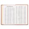 KJV Holy Bible, Standard Size Faux Leather Red Letter Edition - Thumb Index & Ribbon Marker, King James Version, Tan Cross