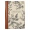 Journal-Classic Zip Brown/Cream Floral Printed-Amazing Grace 2 Cor. 12:9