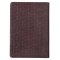 Classic Faux Leather Journal Blessed Man Jeremiah 17:7 Bible Verse Brown Inspirational Notebook, Lined Pages w/Scripture, Ribbon Marker, Zipper Closure