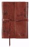 Journal Classic Full-grain Leather w/Wrap Brown Faith