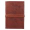 Journal Classic Full-grain Leather w/Wrap Brown Faith
