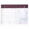 Undated Planner Pad Burgundy Joy of the Lord