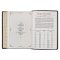 Black and Burgundy Full Grain Leather Large Print King James Version Study Bible with Thumb Index