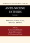 Ante-Nicene Fathers: Translations of the Writings of the Fathers Down to A.D. 325, Volume 5