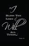 I Will Bless the Lord at All Times: Psalm 34:1