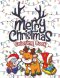 Merry Christmas Coloring Book: (Ages 4-8) Santa Claus, Reindeer, Christmas Trees, Presents, Elves, and More! (Christmas Gift for Kids, Grandkids, Holi