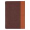 NLT Spiritual Growth Bible, Brown and Tan, Imitation Leather, Articles, Book Introductions, Character Profiles, Cross-References, Topical Index, Presentation Page, Ribbon Markers, Thumb Index