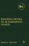 Reading Hosea in Achaemenid Yehud