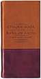 Chequebook of the Bank of Faith Tan/Burgundy