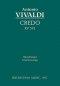 Credo, RV 591 - Vocal Score