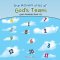The Adventures of God's Team: God's Number Book 1-12