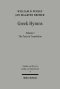 Greek Hymns: Band 1: A Selection of Greek Religious Poetry from the Archaic to the Hellenistic Period