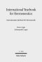 International Yearbook for Hermeneutics/Internationales Jahrbuch Fur Hermeneutik: Volume 17: Focus: Logos / Band 17: Schwerpunkt: Logos