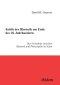 Kritik Der Rhetorik Am Ende Des 18. Jahrhunderts. Das Verhaltnis Zwischen Rhetorik Und Philosophie Bei Kant