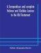 A compendious and complete Hebrew and Chaldee Lexicon to the Old Testament; with an English-Hebrew index, chiefly founded on the works of Gesenius and