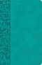 CSB Thinline Bible, Teal LeatherTouch