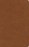 NASB Single-Column Personal Size Bible, Tan Genuine Leather