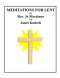Meditations for Lent