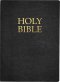 KJVER Holy Bible, Large Print Black Genuine Leather, Indexed