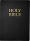 KJVER Holy Bible, Large Print, Black Bonded Leather, Indexed