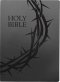 KJVER Holy Bible, Crown Of Thorns Design, Large Print, Black