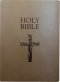 KJVER Holy Bible Cross Design, Large Print, Coffee