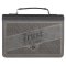 Bible Cover Classic Gray/Black Trust in the Lord Prov. 3:5