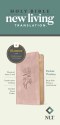 NLT Pocket Thinline Bible, Filament Enabled (LeatherLike, Blush Pink Flowers, Red Letter)