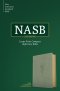 NASB Large Print Compact Reference Bible, Sage SuedeSoft LeatherTouch
