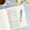 CSB Notetaking Bible, Large Print Edition, Cream Floral Clot