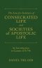 The Law for Institutes of Consecrated Life and Societies of Apostolic Life