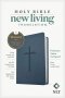 NLT Premium Value Compact Bible, Filament Enabled (LeatherLike, Navy Cross)