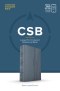 CSB Large Print Compact Reference Bible, Digital Study Edition, Slate LeatherTouch