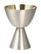 Nickel Plated Chalice with Gold Plated Inside H 15 cm