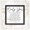 Plaque-Layered Grace-Only You (6 x 6)