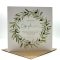 Baptism Olive Wreath Single Card