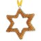 Beaded Gold Star Hanging Decoration