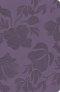 CSB Large Print Personal Size Reference Bible, Purple