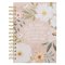 Journal Spiral Beige Floral Good Work in You Phil. 1:6