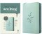 NLT Large Print Thinline Reference Zipper Bible, Filament Enabled (LeatherLike, Baby Blue Blossoms, Red Letter)