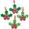 Holly Berries Mix & Match Decoration Kit (Pack of 8)