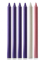 Purple, White and Pink Advent Candle Set (15